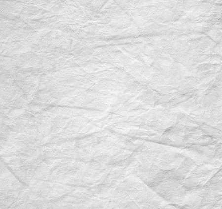 White crumpled paper texture backgroundの写真素材