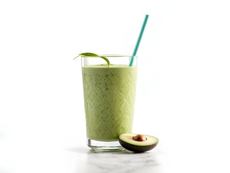 A creamy avocado smoothieの素材