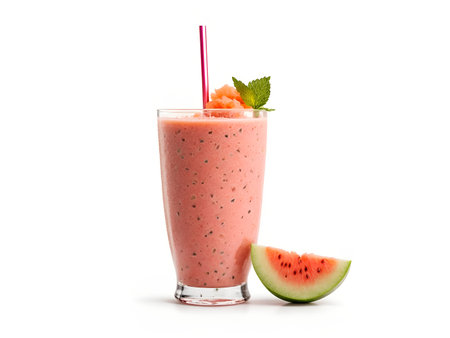 A melon ball smoothie with cantaloupeの素材