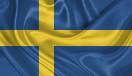 Flag of Swedenの写真素材