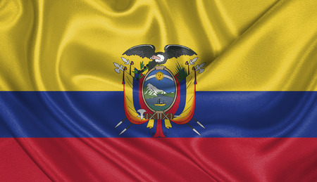 Flag of Ecuadorの写真素材