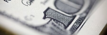 United States of America national currency in value of 100 dollars close-up