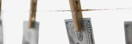Detailed picture of cashの写真素材