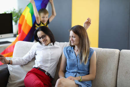 Warm and joyful atmosphereの写真素材