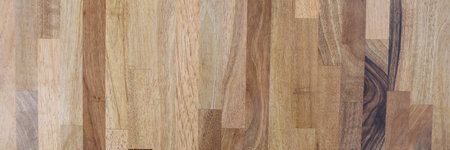 Seamless wooden texture of brown flooring in living roomの写真素材