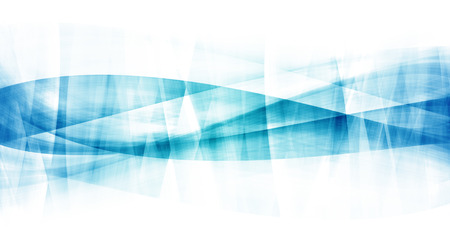 Original abstraction of coloured curves on whiteの写真素材