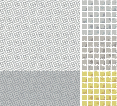 Seamless texture of square form paving slabsのイラスト素材