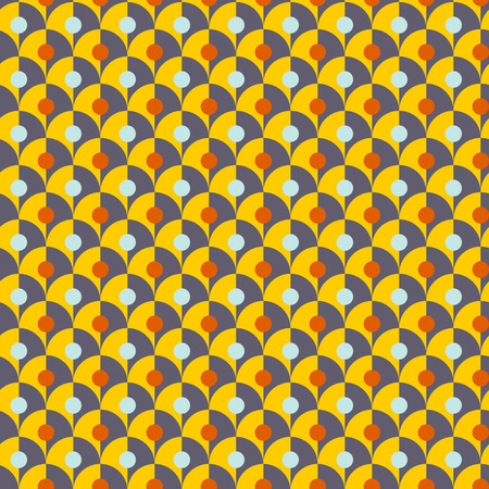 Seamless simple retro geometrical pattern of classic styleのイラスト素材