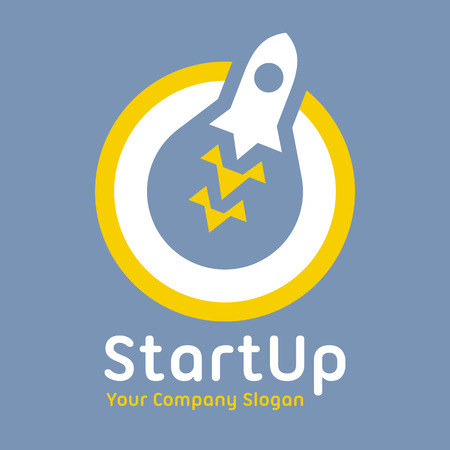 Abstract business corporate identity symbol. Startup graphic conceptのイラスト素材
