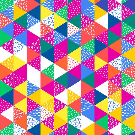 Geometric abstract seamless pattern.のイラスト素材