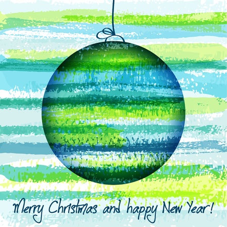 Abstract background with colour Christmas ball. EPS10のイラスト素材