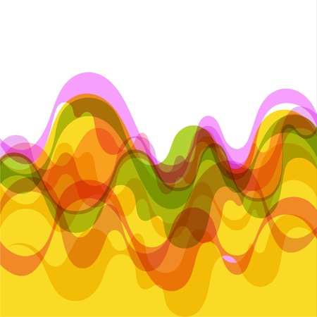 Abstract wavy colorful background  EPS10のイラスト素材