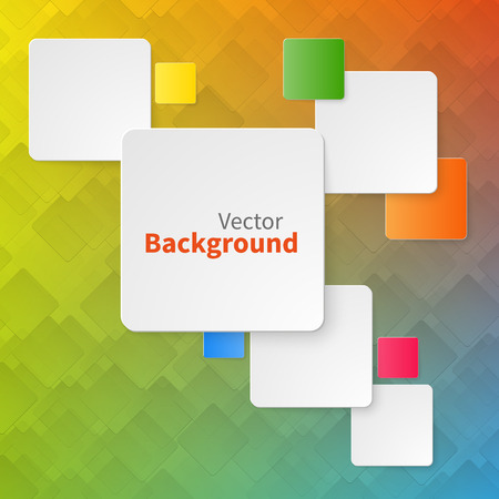 Abstract background and texture with squares. Template for advertising. Vector illustration.のイラスト素材