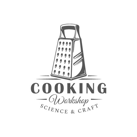 Cooking label isolated on white background. Design element. Vector illustrationのイラスト素材