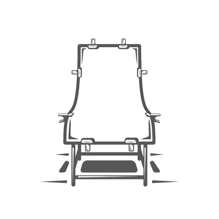 Photo studio element isolated on white background. Vector illustrationのイラスト素材
