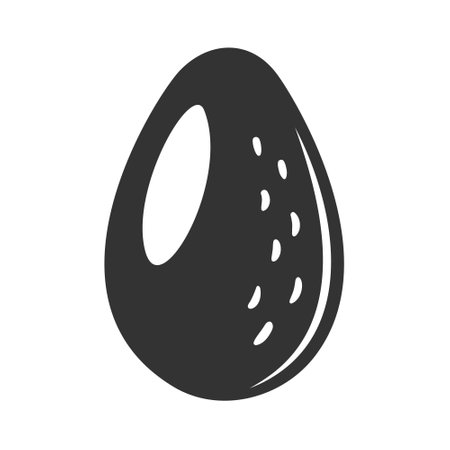 Vintage avocado icon isolated on white background. vector illustrationのイラスト素材