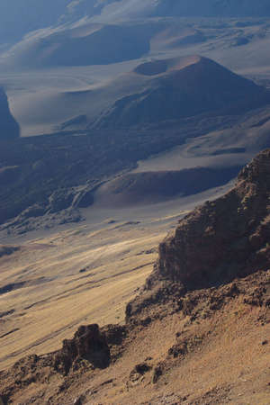 Haleakala Crater from Kalahaku Overlookの写真素材