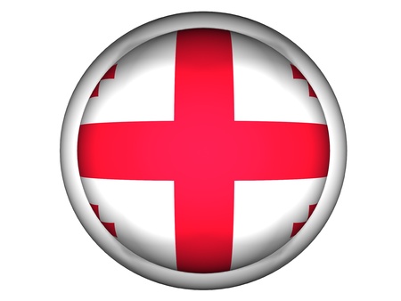 National Flag of Georgia | Button Style |  Isolatedの写真素材