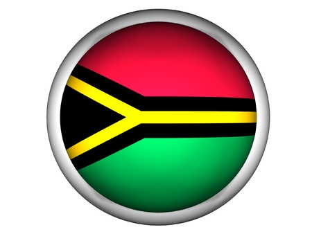 National Flag of Vanuatu | Button Style |  Isolatedの写真素材