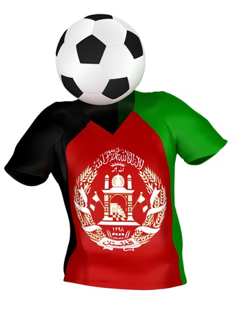 National Soccer Team of Afghanistan | All Teams Collection |  Isolatedの写真素材