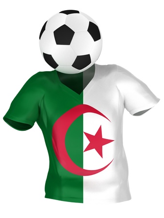 National Soccer Team of Algeria | All Teams Collection |  Isolatedの写真素材