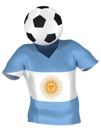 National Soccer Team of Argentina | All Teams Collection |  Isolatedの写真素材