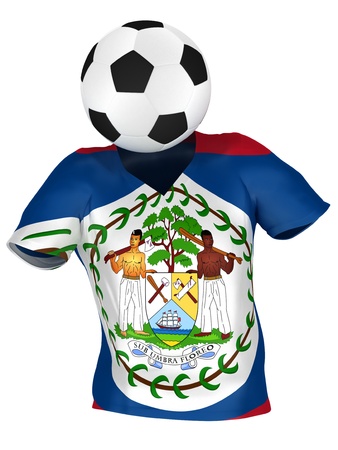 National Soccer Team of Belize | All Teams Collection |  Isolatedの写真素材