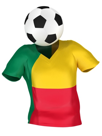 National Soccer Team of Benin | All Teams Collection |  Isolatedの写真素材