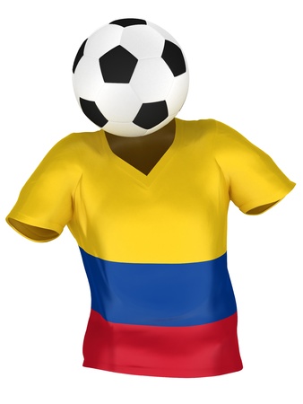 National Soccer Team of Colombia | All Teams Collection |  Isolatedの写真素材