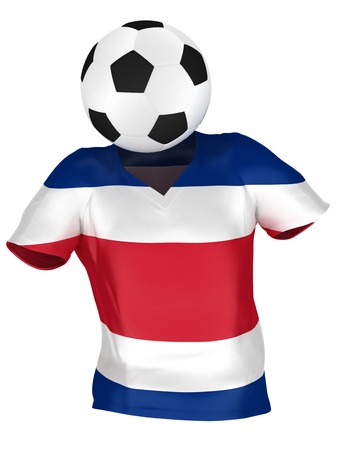 National Soccer Team of Costa Rica | All Teams Collection |  Isolatedの写真素材