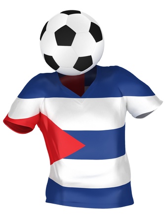 National Soccer Team of Cuba | All Teams Collection |  Isolatedの写真素材