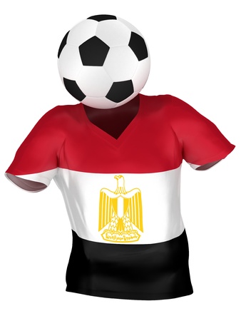 National Soccer Team of Egypt | All Teams Collection |  Isolatedの写真素材