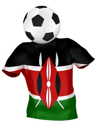 National Soccer Team of Kenya | All Teams Collection |  Isolatedの写真素材