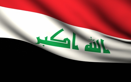 Flying Flag of Iraq | All Countries Collection |の写真素材