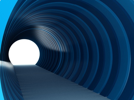 Subway tunnelの写真素材