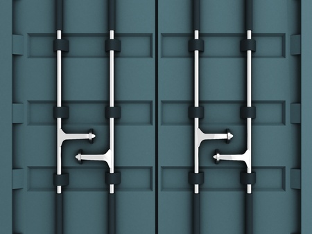 High Quality Cargo Container - Isolated Object Seriesの写真素材