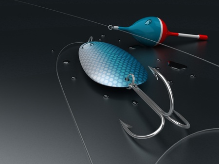 High Quality Fishing Set  | Computer Art 3D Series 