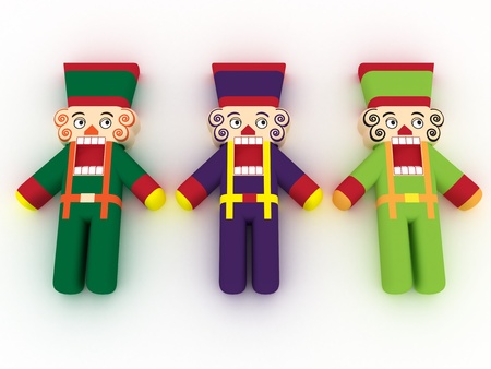 Nutcracker Statuette  | Computer Art 3D Series