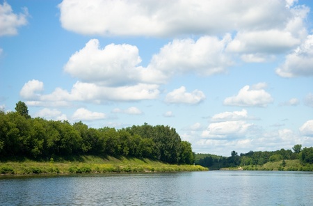 Summer landscapeの写真素材