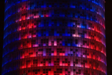 Agbar Skyscraper in Barcelonaの写真素材