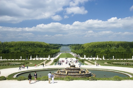 Park of The Palace of Versaillesの写真素材