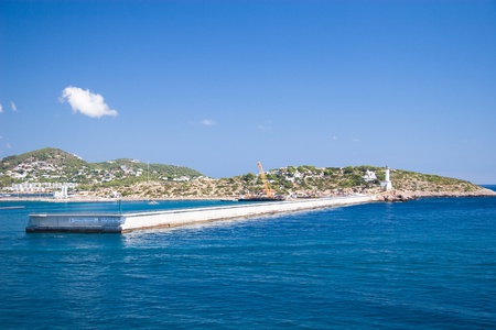 Coast line at Ibiza, Spainの写真素材