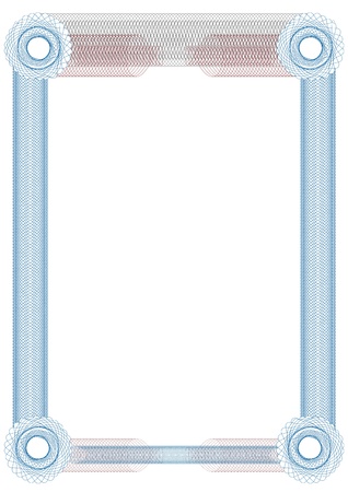Certificate templateのイラスト素材