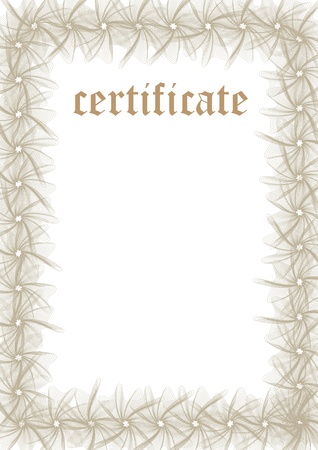 Certificate Template - Fill のイラスト素材
