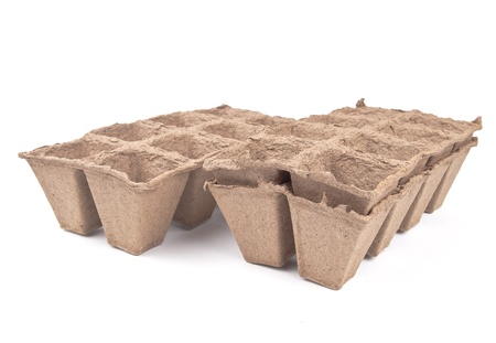 peat potsの写真素材