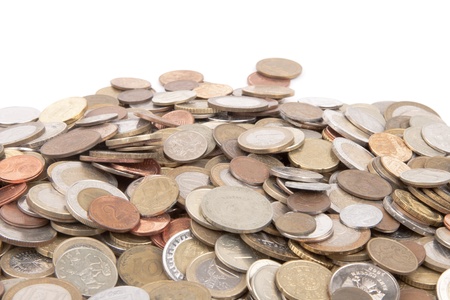 Pile of coins