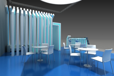 Exhibition Stand Kiosk Interior Exteriorの写真素材