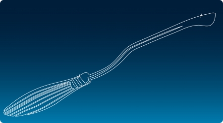 magic broomのイラスト素材
