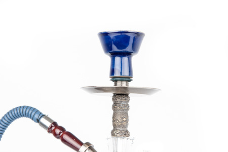 Eastern hookah isolated on white backgroundの写真素材
