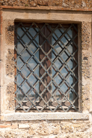 Architecture of Bagnoregio near Viterbo, Lazio - Italyの写真素材